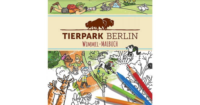 Buch - Tierpark Berlin Wimmel-Malbuch von Wimmelbuchverlag