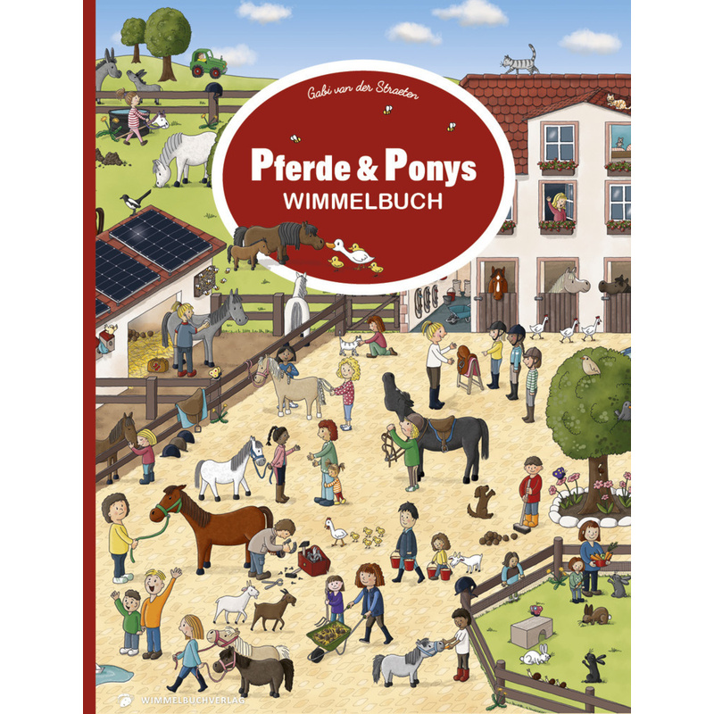Pferde und Ponys Wimmelbuch von Wimmelbuchverlag