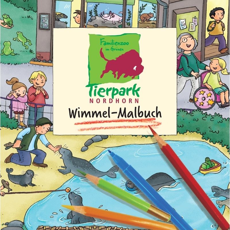 Tierpark Nordhorn Wimmel-Malbuch von Wimmelbuchverlag