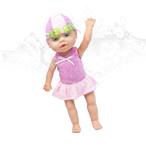 Wimnqie Wasser Baby Puppe | Baby Puppen Für Badewanne | Batteriebetriebene Badewannenfigur mit Schwimmfunktion für Badezimmer Schwimmbad Zuhause als Geburtstagsgeschenk für Mädchen Wimnqie Wasser Baby Puppe | Baby Puppen Für Badewanne | Batteriebetriebene Badewannenfigur mit Schwimmfunktion für Badezimmer Schwimmbad Zuhause als Geburtstagsgeschenk für Mädchen von Wimnqie