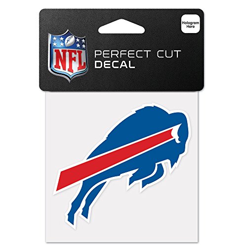 Wincraft NFL Buffalo Bills 63038011 Farbaufkleber, perfekt geschnitten, 10,2 x 10,2 cm, Schwarz von Wincraft