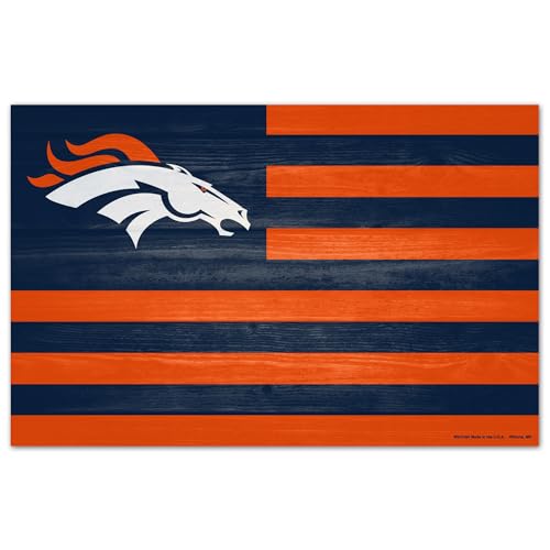Wincraft Denver Broncos NFL Americana Holzschild Wincraft Denver Broncos NFL Americana Holzschild von Wincraft