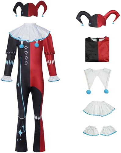 Windskids Abba Clown Kostüm Erwachsene Cosplay Game Grudge Clowns Abba Jumpsuit Hut Schal Halstuch Armband für Fancy Dress Up Halloween Karneval Party Maskerade Verkleidung Windskids Abba Clown Kostüm Erwachsene Cosplay Game Grudge Clowns Abba Jumpsuit Hut Schal Halstuch Armband für Fancy Dress Up Halloween Karneval Party Maskerade Verkleidung von Windskids