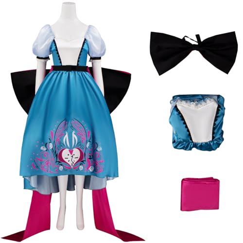 Windskids Alice Kostüm Damen Cosplay Alice Maskerade Vintage Abendkleid mit Fliege Set für Halloween Weihnachten Karneval Party Geburtstag Performance Verkleidung Windskids Alice Kostüm Damen Cosplay Alice Maskerade Vintage Abendkleid mit Fliege Set für Halloween Weihnachten Karneval Party Geburtstag Performance Verkleidung von Windskids