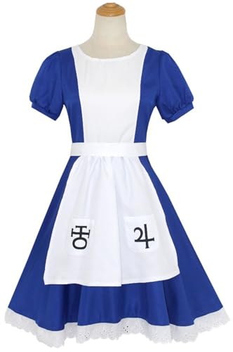 Windskids Alice Kostüm Damen Cosplay Game Alice Maid Uniform Kleid und Schürze Anzug für Halloween Karneval Geburtstag Party Maskerade Performance Verkleidung Windskids Alice Kostüm Damen Cosplay Game Alice Maid Uniform Kleid und Schürze Anzug für Halloween Karneval Geburtstag Party Maskerade Performance Verkleidung von Windskids