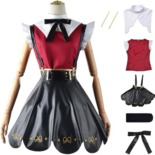Windskids Ame Chan Kostüm Damen Cosplay Spiel Needy Girl Overdose Charakter Kangel Ame Chan Komplett JK Uniform Set für Fancy Dress Up Halloween Karneval Party Maskerade Anime Performance Verkleidung Windskids Ame Chan Kostüm Damen Cosplay Spiel Needy Girl Overdose Charakter Kangel Ame Chan Komplett JK Uniform Set für Fancy Dress Up Halloween Karneval Party Maskerade Anime Performance Verkleidung von Windskids
