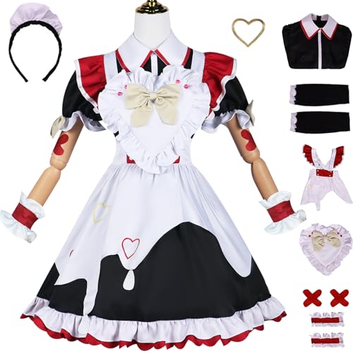 Windskids Ame Chan Maid Kostüm Damen Cosplay Spiel Needy Girl Overdose Charakter Kangel Ame Chan Komplett Uniform Set für Fancy Dress Up Halloween Karneval Party Maskerade Anime Verkleidung Windskids Ame Chan Maid Kostüm Damen Cosplay Spiel Needy Girl Overdose Charakter Kangel Ame Chan Komplett Uniform Set für Fancy Dress Up Halloween Karneval Party Maskerade Anime Verkleidung von Windskids