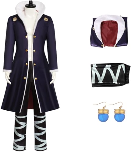 Windskids Chrollo Lucilfer Kostüm Herren Cosplay Anime Hunter × Hunter Phantom Troupe Anführer Chrollo Lucilfer Uniform Jacke Hose Ohrringe Set für Halloween Karneval Party Maskerade Verkleidung Windskids Chrollo Lucilfer Kostüm Herren Cosplay Anime Hunter × Hunter Phantom Troupe Anführer Chrollo Lucilfer Uniform Jacke Hose Ohrringe Set für Halloween Karneval Party Maskerade Verkleidung von Windskids