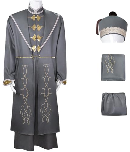 Windskids Dumbledore Kostüm mit Hut Herren Cosplay Zauberschule Wizard Directeur Dumbledore Uniform Kapuzenjacke und Futter für Halloween Karneval Geburtstag Party Maskerade Performance Verkleidung Windskids Dumbledore Kostüm mit Hut Herren Cosplay Zauberschule Wizard Directeur Dumbledore Uniform Kapuzenjacke und Futter für Halloween Karneval Geburtstag Party Maskerade Performance Verkleidung von Windskids