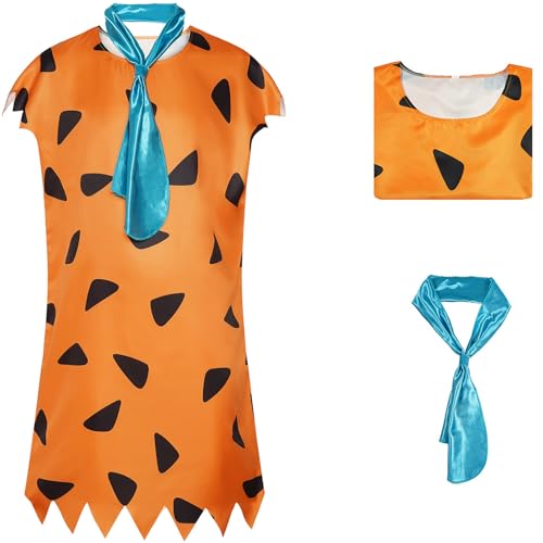 Windskids Fred Kostüm Herren Fasching Cosplay Modern Primitiv Fred Outfit Bedrucktes T-Shirt und Fliege für Erwachsene Fancy Dress Up Halloween Karneval Party Maskerade Theater Performance Verkleidung Windskids Fred Kostüm Herren Fasching Cosplay Modern Primitiv Fred Outfit Bedrucktes T-Shirt und Fliege für Erwachsene Fancy Dress Up Halloween Karneval Party Maskerade Theater Performance Verkleidung von Windskids