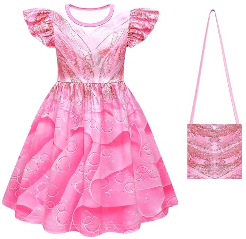 Windskids Galinda Kostüm Mädchen Fasching Cosplay Wicked Fee Galinda Ballerina Kleid mit Tasche Set für Fancy Dress Up Halloween Weihnachten Karneval Party Geburtstag Maskerade Verkleidung, Rosa Windskids Galinda Kostüm Mädchen Fasching Cosplay Wicked Fee Galinda Ballerina Kleid mit Tasche Set für Fancy Dress Up Halloween Weihnachten Karneval Party Geburtstag Maskerade Verkleidung, Rosa von Windskids