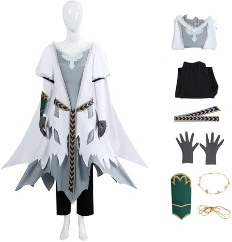 Windskids Héra Kostüm Damen Cosplay Rohan Prinzessin Héra Komplett Kampf Uniform Kleid mit Zubehör Set für Fancy Dress Up Halloween Karneval Party Geburtstag Maskerade Performance Verkleidung Windskids Héra Kostüm Damen Cosplay Rohan Prinzessin Héra Komplett Kampf Uniform Kleid mit Zubehör Set für Fancy Dress Up Halloween Karneval Party Geburtstag Maskerade Performance Verkleidung von Windskids