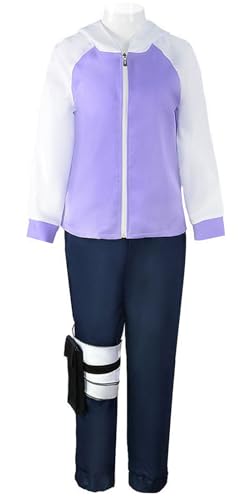 Windskids Hinata Kostüm Damen Cosplay Anime Ninja Hyuuga Hinata Uniform Kapuzenjacke Hose Tasche Riemen Set für Fancy Dress Up Halloween Karneval Party Geburtstag Maskerade Performance Verkleidung Windskids Hinata Kostüm Damen Cosplay Anime Ninja Hyuuga Hinata Uniform Kapuzenjacke Hose Tasche Riemen Set für Fancy Dress Up Halloween Karneval Party Geburtstag Maskerade Performance Verkleidung von Windskids
