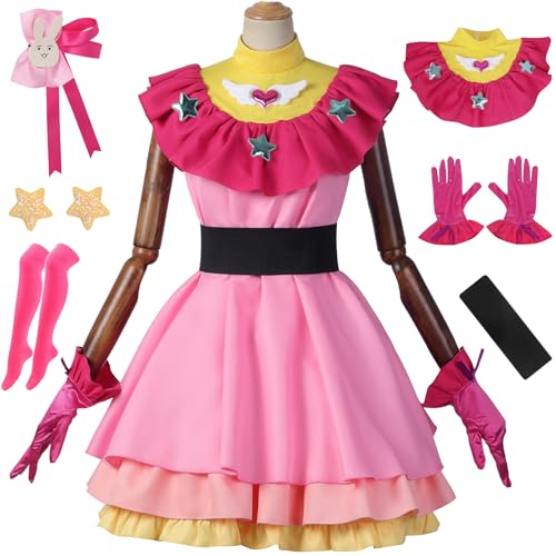 Windskids Hoshino Ai Kostüm Damen Cosplay Anime Oshi no ko Hoshino AI Star Idol Singing Bühnenshow Uniform mit Zubehör Set für Fancy Dress Up Halloween Karneval Party Maskerade Rollenspiel Verkleidung Windskids Hoshino Ai Kostüm Damen Cosplay Anime Oshi no ko Hoshino AI Star Idol Singing Bühnenshow Uniform mit Zubehör Set für Fancy Dress Up Halloween Karneval Party Maskerade Rollenspiel Verkleidung von Windskids