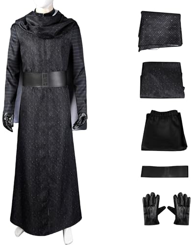 Windskids Kylo Ren Kostüm Herren Fasching Cosplay Planet Krieg 7 Jedi Knight Kylo Ren Komplett Uniform mit Handschuhe Set für Halloween Karneval Party Geburtstag Maskerade Performance Verkleidung Windskids Kylo Ren Kostüm Herren Fasching Cosplay Planet Krieg 7 Jedi Knight Kylo Ren Komplett Uniform mit Handschuhe Set für Halloween Karneval Party Geburtstag Maskerade Performance Verkleidung von Windskids
