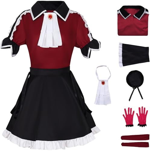 Windskids Mädchen Arima Kana Kostüm Fasching Cosplay Oshi no ko 2 Arima Kana Bühnenshow Anime Uniform mit Zubehör für Fancy Dress Up Halloween Karneval Party Geburtstag Maskerade Verkleidung Windskids Mädchen Arima Kana Kostüm Fasching Cosplay Oshi no ko 2 Arima Kana Bühnenshow Anime Uniform mit Zubehör für Fancy Dress Up Halloween Karneval Party Geburtstag Maskerade Verkleidung von Windskids