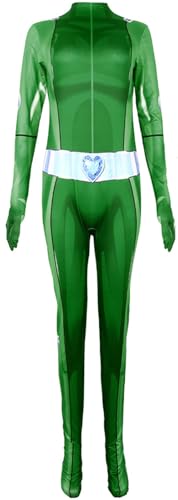 Windskids Mädchen Cosplay Sam Clover Alex Mandy Kostüm Druck Langarm Jumpsuit für Fancy Dress Up Halloween Weihnachten Karneval Party Geburtstag Maskerade Spy Girl Verkleidung, 4-13 Jahre Windskids Mädchen Cosplay Sam Clover Alex Mandy Kostüm Druck Langarm Jumpsuit für Fancy Dress Up Halloween Weihnachten Karneval Party Geburtstag Maskerade Spy Girl Verkleidung, 4-13 Jahre von Windskids