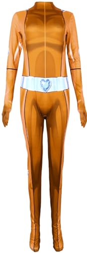 Windskids Mädchen Cosplay Sam Clover Alex Mandy Kostüm Druck Langarm Jumpsuit für Fancy Dress Up Halloween Weihnachten Karneval Party Geburtstag Maskerade Spy Girl Verkleidung, 4-13 Jahre Windskids Mädchen Cosplay Sam Clover Alex Mandy Kostüm Druck Langarm Jumpsuit für Fancy Dress Up Halloween Weihnachten Karneval Party Geburtstag Maskerade Spy Girl Verkleidung, 4-13 Jahre von Windskids