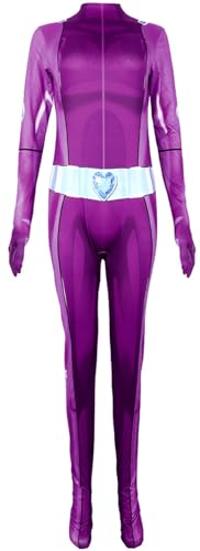 Windskids Mädchen Cosplay Sam Clover Alex Mandy Kostüm Druck Langarm Jumpsuit für Fancy Dress Up Halloween Weihnachten Karneval Party Geburtstag Maskerade Spy Girl Verkleidung, 4-13 Jahre Windskids Mädchen Cosplay Sam Clover Alex Mandy Kostüm Druck Langarm Jumpsuit für Fancy Dress Up Halloween Weihnachten Karneval Party Geburtstag Maskerade Spy Girl Verkleidung, 4-13 Jahre von Windskids