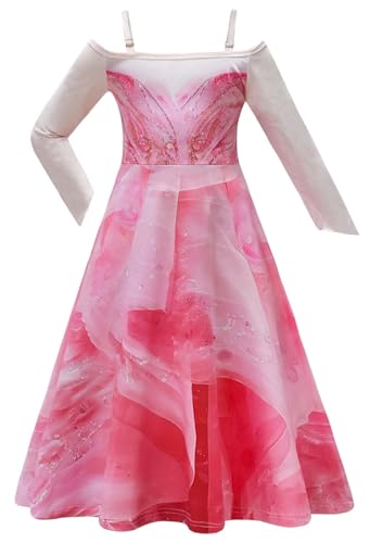 Windskids Mädchen Glinda Kostüm Langarm Drucke Riemen Glinda Fee Ballerina Abendkleider Weihnachten Karneval Halloween Party Geburtstag Maskerade Performance Verkleidung, Rosa, 6-12 Jahre Windskids Mädchen Glinda Kostüm Langarm Drucke Riemen Glinda Fee Ballerina Abendkleider Weihnachten Karneval Halloween Party Geburtstag Maskerade Performance Verkleidung, Rosa, 6-12 Jahre von Windskids
