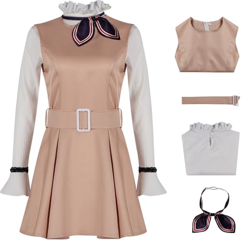 Windskids Mädchen M3GAN Kostüm Kinder Fasching Cosplay Robots M3GAN 2 Uniform Set Kleid Top Fliege Gürtel für Fancy Dress Up Halloween Karneval Party Maskerade Rollenspiel Verkleidung Windskids Mädchen M3GAN Kostüm Kinder Fasching Cosplay Robots M3GAN 2 Uniform Set Kleid Top Fliege Gürtel für Fancy Dress Up Halloween Karneval Party Maskerade Rollenspiel Verkleidung von Windskids