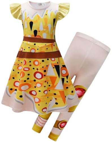 Windskids Mädchen Mia Kostüm Fasching Cosplay Elf Yuko Mia Ballerina Kleid Hose mit Tasche für Fancy Dress Up Halloween Weihnachten Karneval Party Geburtstag Maskerade Verkleidung, 3-9 Jahre Windskids Mädchen Mia Kostüm Fasching Cosplay Elf Yuko Mia Ballerina Kleid Hose mit Tasche für Fancy Dress Up Halloween Weihnachten Karneval Party Geburtstag Maskerade Verkleidung, 3-9 Jahre von Windskids