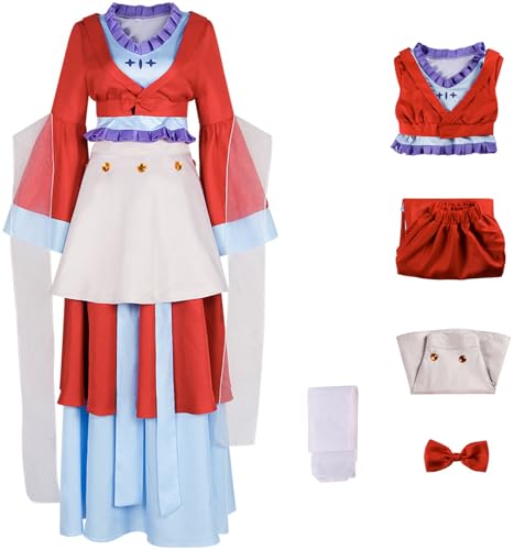 Windskids Maomao Kostüm Damen Cosplay Anime Apothecary Diaries Apotheker Maomao Uniform Tanzkleid mit Socken Set für Fancy Dress Up Halloween Karneval Party Maskerade Performance Verkleidung Windskids Maomao Kostüm Damen Cosplay Anime Apothecary Diaries Apotheker Maomao Uniform Tanzkleid mit Socken Set für Fancy Dress Up Halloween Karneval Party Maskerade Performance Verkleidung von Windskids