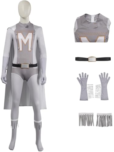 Windskids MetroMan Kostüm Herren Cosplay Superman MetroMan Drucke Umhang Overall mit Handschuhe Set für Halloween Karneval Party Geburtstag Maskerade Performance Verkleidung Windskids MetroMan Kostüm Herren Cosplay Superman MetroMan Drucke Umhang Overall mit Handschuhe Set für Halloween Karneval Party Geburtstag Maskerade Performance Verkleidung von Windskids