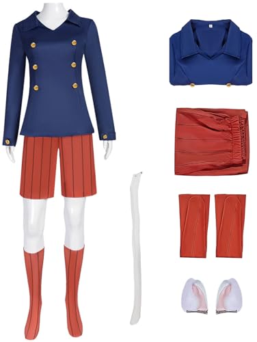 Windskids Nephelpito Kostüm Damen Fasching Cosplay Anime Hunter × Hunter Nephelpito Uniform Top Hose Socken mit Ohren Schwanz Set für Halloween Karneval Party Maskerade Performance Verkleidung Windskids Nephelpito Kostüm Damen Fasching Cosplay Anime Hunter × Hunter Nephelpito Uniform Top Hose Socken mit Ohren Schwanz Set für Halloween Karneval Party Maskerade Performance Verkleidung von Windskids