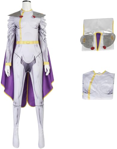 Windskids Ororo Munroe Kostüm Damen Cosplay X Man 97 Storm Ororo Uniform Drucke Jumpsuit und Umhang Set für Fancy Dress Up Halloween Karneval Party Maskerade Performance Verkleidung Windskids Ororo Munroe Kostüm Damen Cosplay X Man 97 Storm Ororo Uniform Drucke Jumpsuit und Umhang Set für Fancy Dress Up Halloween Karneval Party Maskerade Performance Verkleidung von Windskids