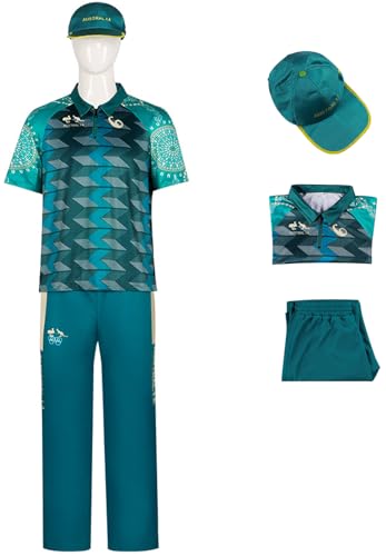 Windskids Raygun Kostüm Herren und Damen Cosplay Australia Breakdancer Raygun Top Hose mit Hut Sport Anzug 3 Stück für Halloween Karneval Party Maskerade Performance Verkleidung Windskids Raygun Kostüm Herren und Damen Cosplay Australia Breakdancer Raygun Top Hose mit Hut Sport Anzug 3 Stück für Halloween Karneval Party Maskerade Performance Verkleidung von Windskids