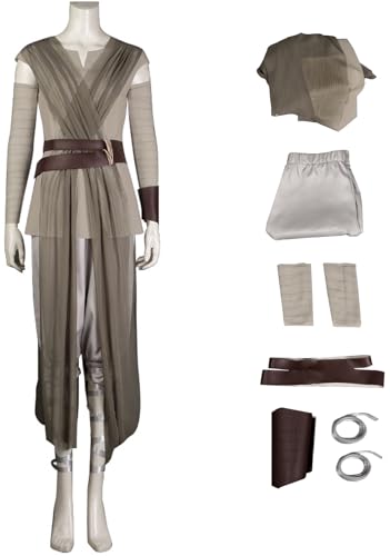 Windskids Rey Kostüm Damen Fasching Cosplay Planet Krieg 7 Jedi Knight Rey Skywalker Deluxe Komplett Uniform für Halloween Karneval Party Geburtstag Maskerade Performance Verkleidung Windskids Rey Kostüm Damen Fasching Cosplay Planet Krieg 7 Jedi Knight Rey Skywalker Deluxe Komplett Uniform für Halloween Karneval Party Geburtstag Maskerade Performance Verkleidung von Windskids