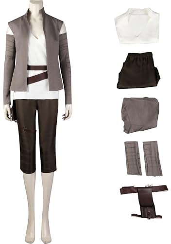 Windskids Rey Kostüm Damen Fasching Cosplay Planet Krieg 8 Jedi Knight Rey Skywalker Deluxe Komplett Uniform für Halloween Karneval Party Geburtstag Maskerade Performance Verkleidung Windskids Rey Kostüm Damen Fasching Cosplay Planet Krieg 8 Jedi Knight Rey Skywalker Deluxe Komplett Uniform für Halloween Karneval Party Geburtstag Maskerade Performance Verkleidung von Windskids