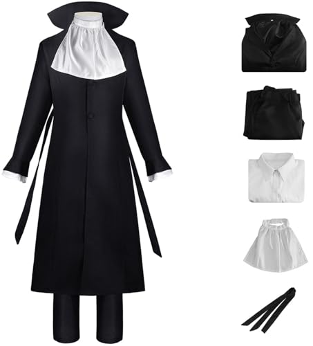 Windskids Ryunosuke Akutagawa Kostüm Herren Cosplay Anime Bungo Stray Dogs Komplett Uniform Set Trenchcoat Top Hose Schal Gürtel für Fancy Dress Up Halloween Karneval Party Maskerade Verkleidung Windskids Ryunosuke Akutagawa Kostüm Herren Cosplay Anime Bungo Stray Dogs Komplett Uniform Set Trenchcoat Top Hose Schal Gürtel für Fancy Dress Up Halloween Karneval Party Maskerade Verkleidung von Windskids
