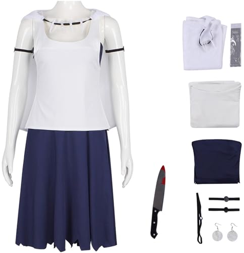 Windskids San Kostüm Damen Cosplay Anime Prinzessin Mononoke San Komplett Uniform mit Zubehör Set 8 Stück für Fancy Dress Up Halloween Karneval Party Maskerade Theater Performance Verkleidung Windskids San Kostüm Damen Cosplay Anime Prinzessin Mononoke San Komplett Uniform mit Zubehör Set 8 Stück für Fancy Dress Up Halloween Karneval Party Maskerade Theater Performance Verkleidung von Windskids