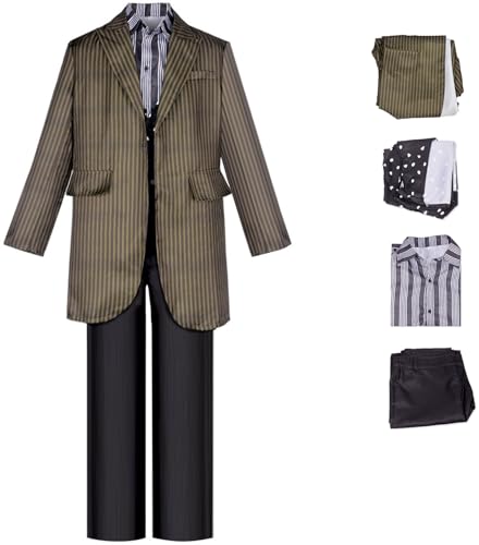 Windskids Sirius Black Kostüm Herren Cosplay Zauberer Sirius Black Komplett Uniform Jacke und Weste Hemd Hose Anzug 4 Stück für Halloween Karneval Geburtstag Party Maskerade Performance Verkleidung Windskids Sirius Black Kostüm Herren Cosplay Zauberer Sirius Black Komplett Uniform Jacke und Weste Hemd Hose Anzug 4 Stück für Halloween Karneval Geburtstag Party Maskerade Performance Verkleidung von Windskids