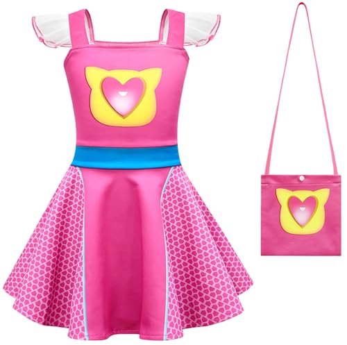Windskids Super Cat Kostüm mit Taschen Mädchen Fasching Cosplay Cute Katze Ballerina Prinzessin Kleid für Kinder Halloween Weihnachten Karneval Party Geburtstag Maskerade Performance Verkleidung Windskids Super Cat Kostüm mit Taschen Mädchen Fasching Cosplay Cute Katze Ballerina Prinzessin Kleid für Kinder Halloween Weihnachten Karneval Party Geburtstag Maskerade Performance Verkleidung von Windskids