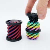 Twisty Fidget, Zylinder, mehrfach sortiert, Farbe nicht wählbar von Winfried Kögler GmbH