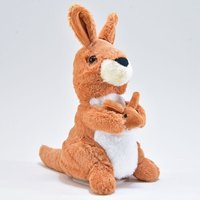 Plüsch Laber-Känguru Jason plappert alles nach 12x11x17cm von Winfried Kögler