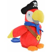 Plüsch Laber Papagei Parry als Pirat 22cm von Winfried Kögler