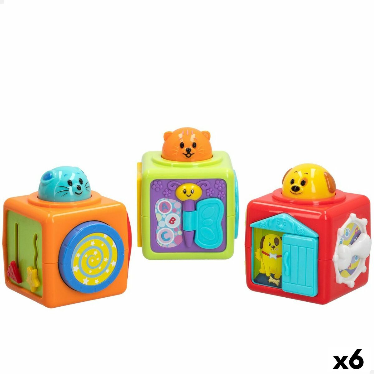Geschicklichkeitsspiel für Babys Winfun 3 Stücke 8 x 24,5 x 8 cm (6 Stück) von Winfun