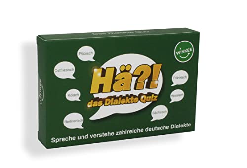 Winkee - Hä?! Das Dialekte Quiz | Cooles Sprachen-Kartenspiel | 56 Mundart Sätze | Gesellschaftsspiel | Spiel für Erwachsene | Quiz Karten | Geschenk für Weihnachten, Geburtstag, Party Winkee - Hä?! Das Dialekte Quiz | Cooles Sprachen-Kartenspiel | 56 Mundart Sätze | Gesellschaftsspiel | Spiel für Erwachsene | Quiz Karten | Geschenk für Weihnachten, Geburtstag, Party von Winkee