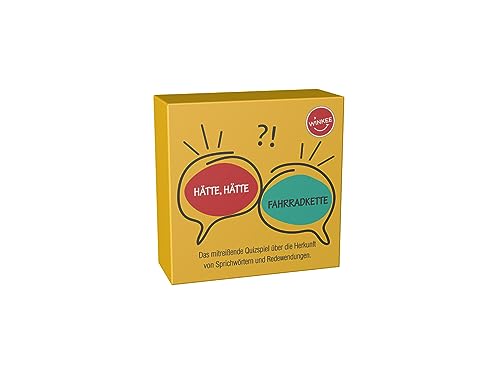Winkee - Hätte, hätte Fahrradkette - Das Redewendungen Quiz | Cooles Rate-Kartenspiel | 100 Quizfragen | Wissensspiel | Spiel für Erwachsene | Geschenk für Weihnachten, Geburtstag, Party Winkee - Hätte, hätte Fahrradkette - Das Redewendungen Quiz | Cooles Rate-Kartenspiel | 100 Quizfragen | Wissensspiel | Spiel für Erwachsene | Geschenk für Weihnachten, Geburtstag, Party von Winkee
