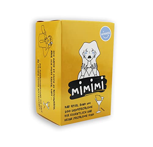 Winkee - Mimimi - Das Ultimative Karten-Spiel rund um Deine Luxusprobleme | 200 Luxusprobleme die eigentlich Keine sind | Geschenk zum Geburtstag, Weihnachten, Ostern, für Spieleabend Winkee - Mimimi - Das Ultimative Karten-Spiel rund um Deine Luxusprobleme | 200 Luxusprobleme die eigentlich Keine sind | Geschenk zum Geburtstag, Weihnachten, Ostern, für Spieleabend von Winkee