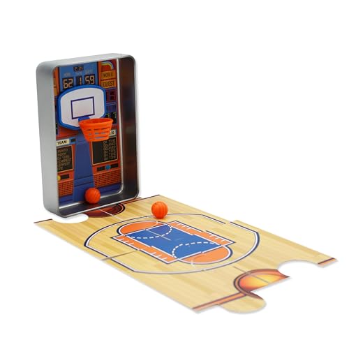 Winkee - Mini Spiele Basketball und Poker I Spielspaß im praktischen Reiseset I Mini Spiele in der Metalldose Winkee - Mini Spiele Basketball und Poker I Spielspaß im praktischen Reiseset I Mini Spiele in der Metalldose von Winkee