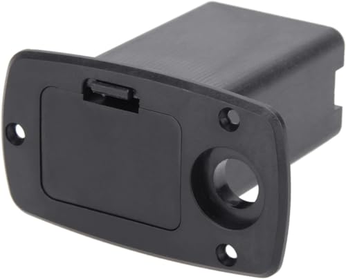WinldMonmo Schwarzer Aktiver Bassgitarren-Tonabnehmer mit 9 V Batteriegehäuse-Halterbox, Basszubehör, Gitarrenteile WinldMonmo Schwarzer Aktiver Bassgitarren-Tonabnehmer mit 9 V Batteriegehäuse-Halterbox, Basszubehör, Gitarrenteile von WinldMonmo