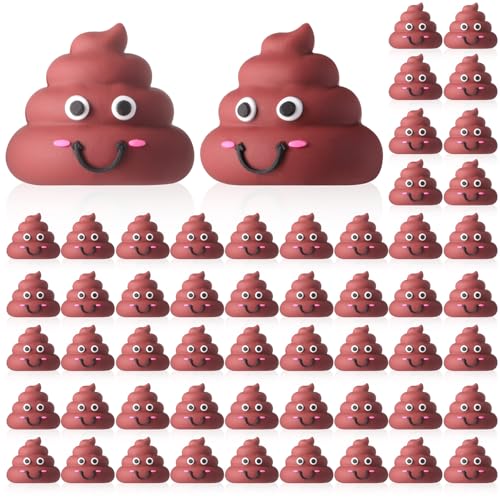 WinnerWhy 50 Stück Mini-Kot-Figuren, kleine Kotfiguren, Kackspielzeug, künstlicher Kot, klassisch, braun, Gummikacke für Streich, Verstecken, Goodie-Tüten, Piñata-Füllungen, Partyzubehör, Geschenke, WinnerWhy 50 Stück Mini-Kot-Figuren, kleine Kotfiguren, Kackspielzeug, künstlicher Kot, klassisch, braun, Gummikacke für Streich, Verstecken, Goodie-Tüten, Piñata-Füllungen, Partyzubehör, Geschenke, von WinnerWhy