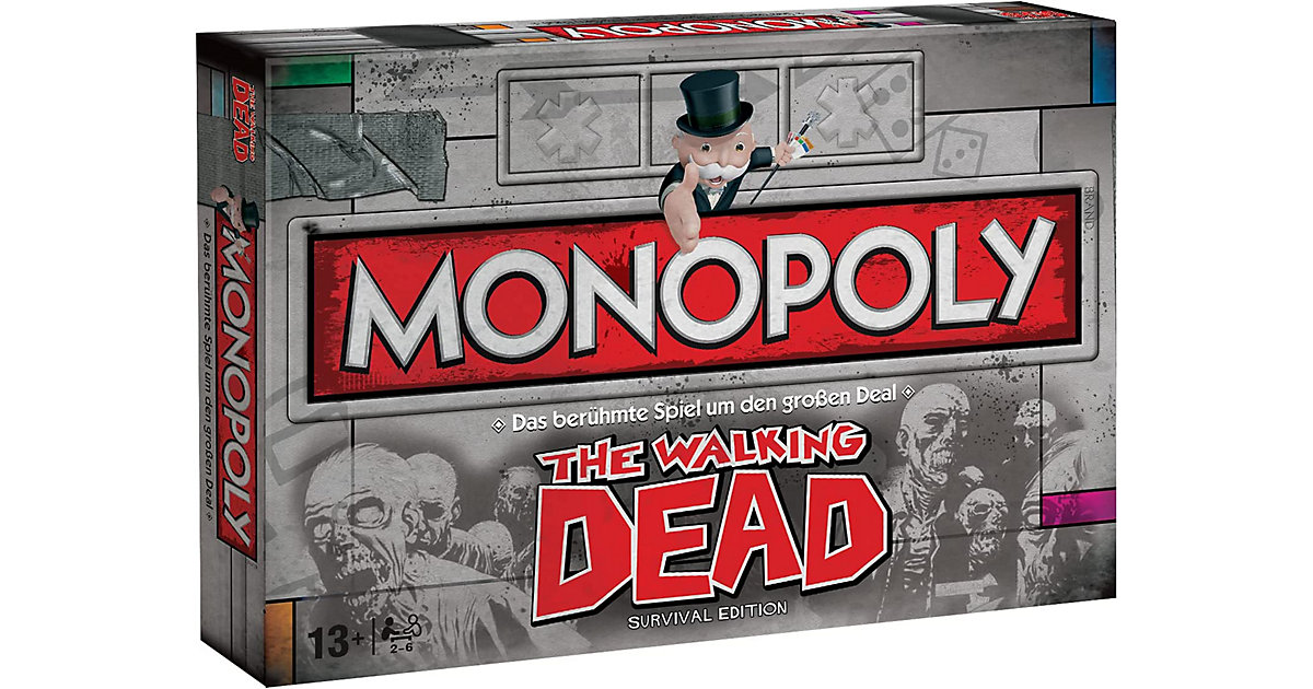 Brettspiel Monopoly - The Walking Dead Survival Edition von Winning Moves
