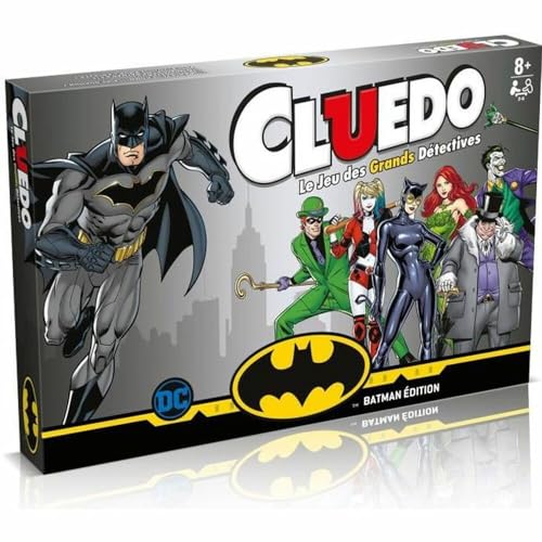 Winning Moves Cluedo Batman – Gesellschaftsspiel – Brettspiel – ab 8 Jahren – 2 bis 6 Spieler – französische Version von Winning Moves