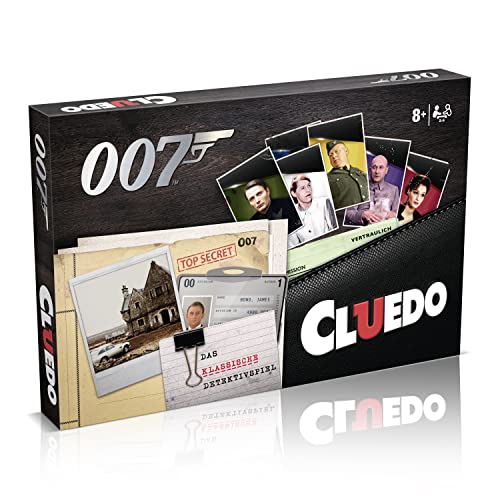 Winning Moves - Cluedo - James Bond 007 - James Bond Fanartikel - Alter 8+ - Deutsch von Winning Moves